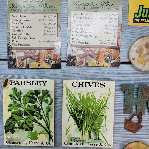Kitchen Refrigerator Magnets - Dali, Herbs, Dogs, Butterfly, Measurement Tables - Picture 11 of 16
